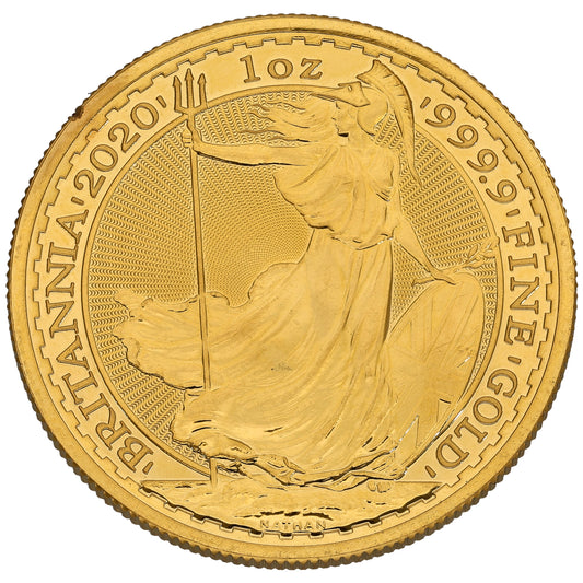 24ct Gold Queen Elizabeth II 1 OZ Britannia Coin 2020
