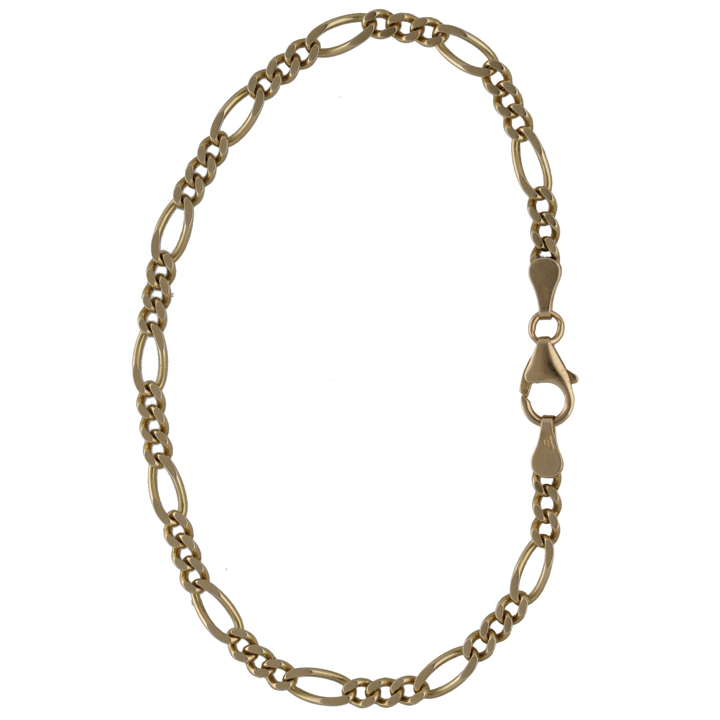 9ct Gold Figaro Bracelet