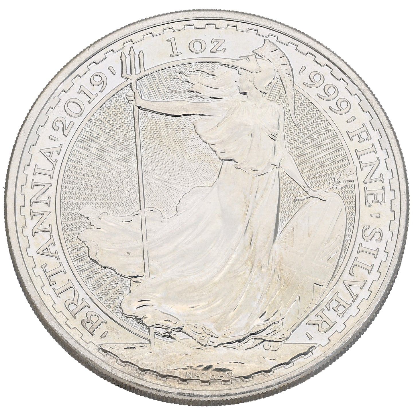 Fine Silver Queen Elizabeth II 1 OZ Britannia Coin 2019