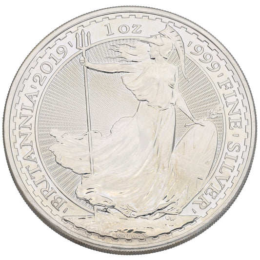 Fine Silver Queen Elizabeth II 1 OZ Britannia Coin 2019