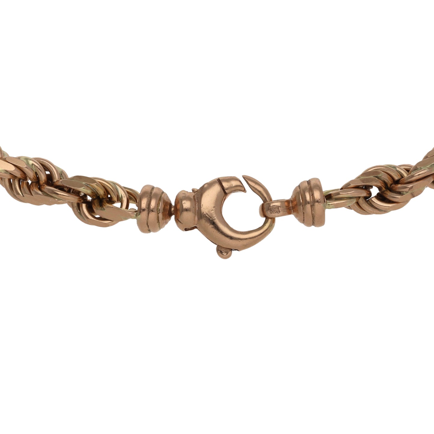 9ct Rose Gold Rope Chain 28"