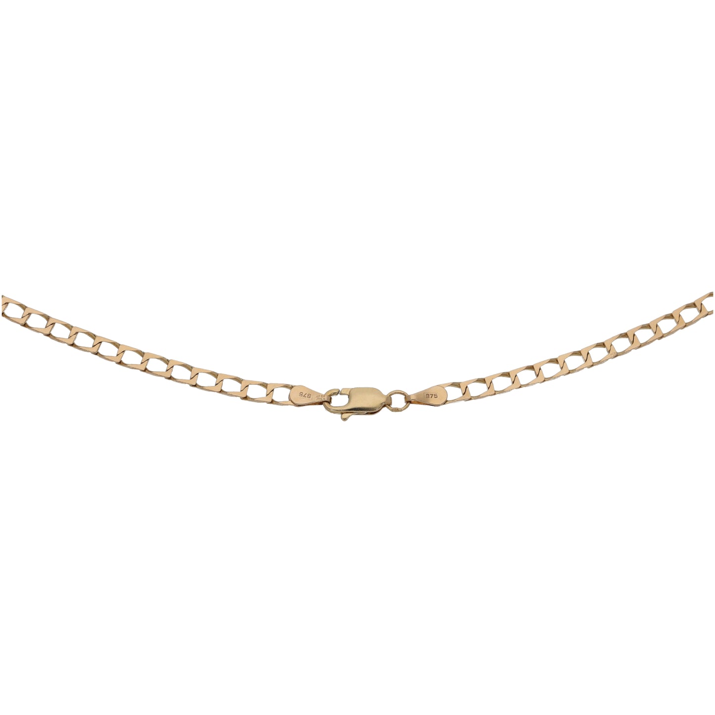 9ct Gold Curb Chain 24"