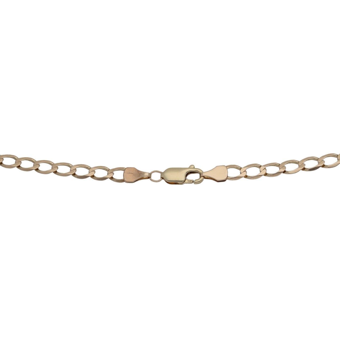 9ct Gold Curb Chain 22"