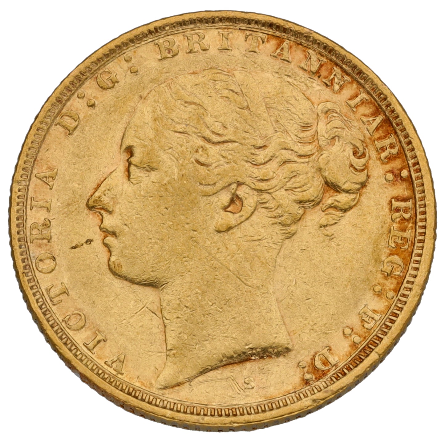22ct Gold Queen Victoria Full Sovereign Coin 1882