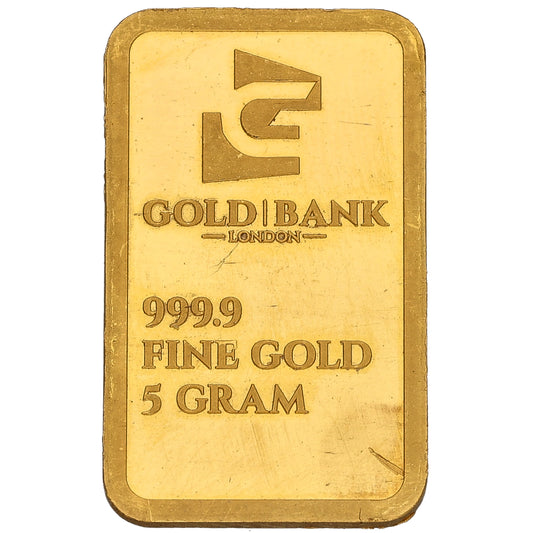 24ct 5g Gold Bar