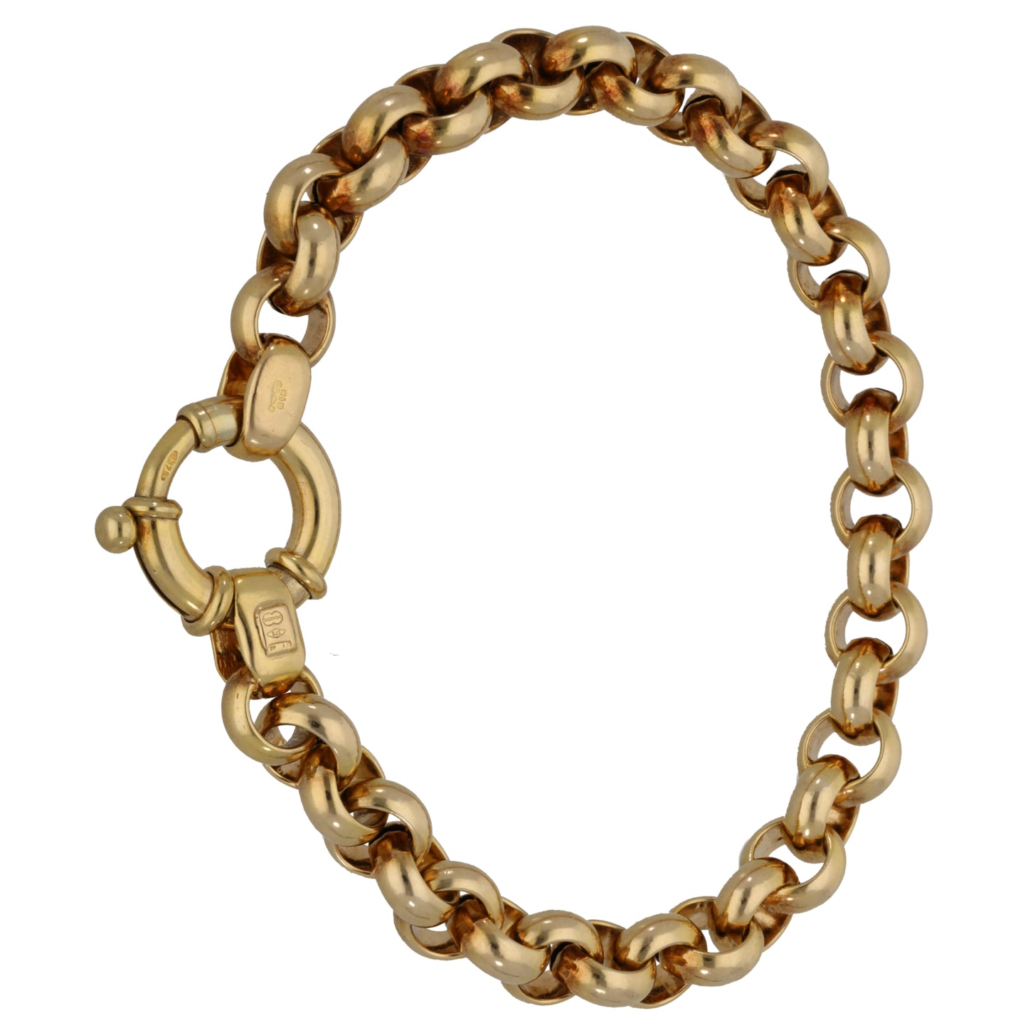 9ct Gold Belcher Bracelet