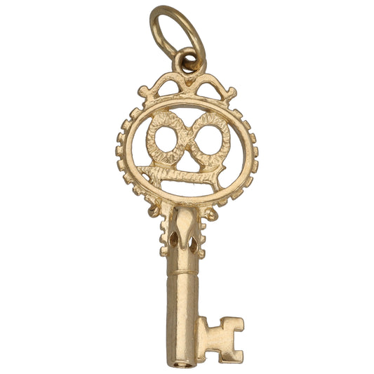 9ct Gold Key Pendant