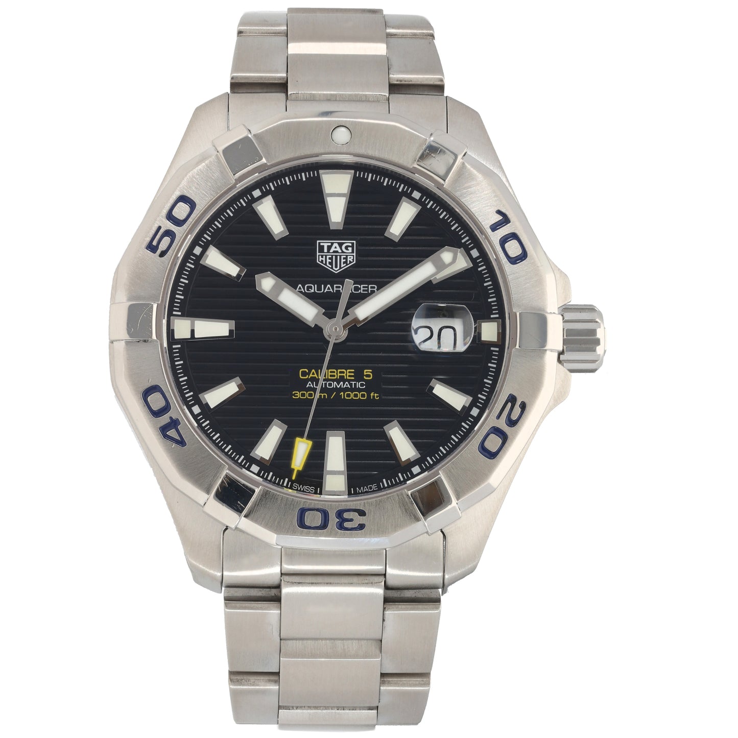 Tag Heuer Aquaracer WAY2010 43mm Stainless Steel Watch