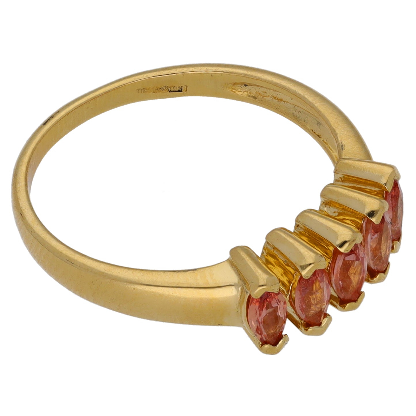 18ct Gold Sapphire Dress/Cocktail Ring Size N