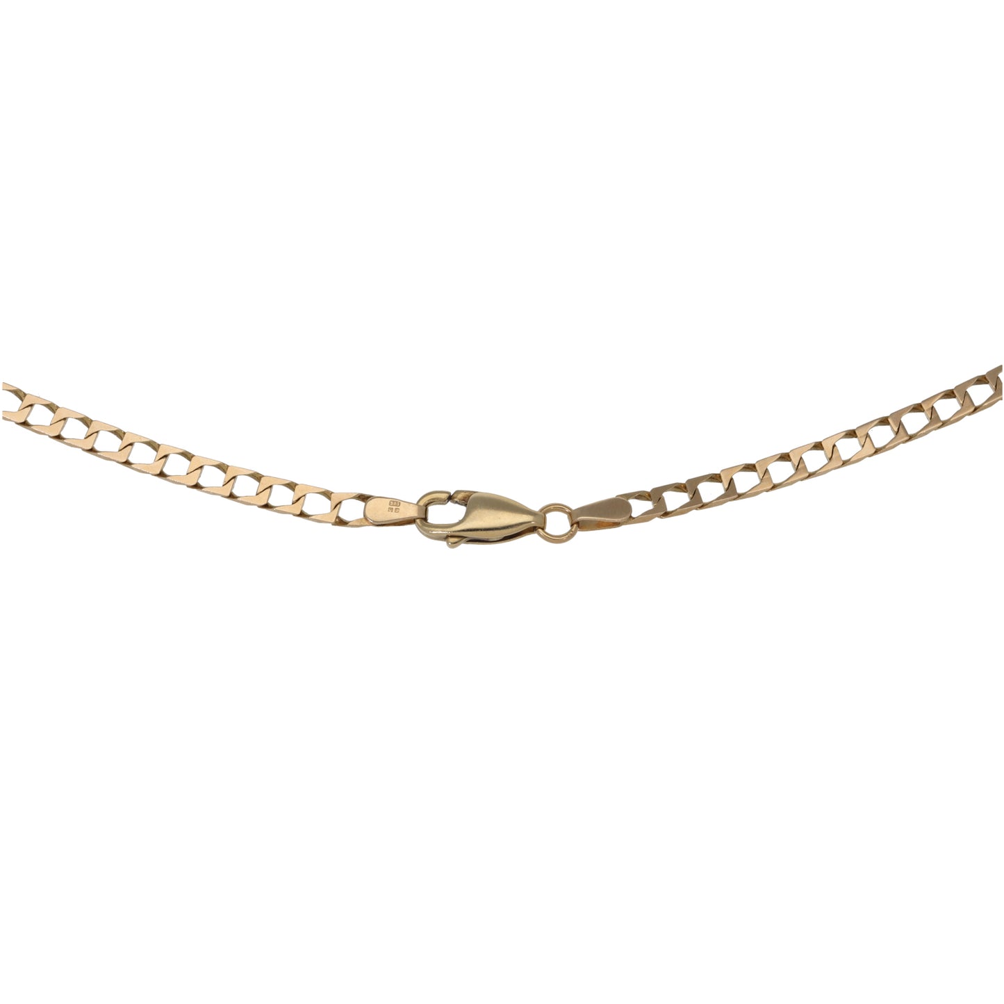 9ct Gold Curb Chain 20"