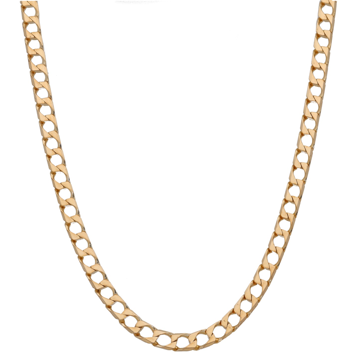 9ct Gold Curb Chain 20"