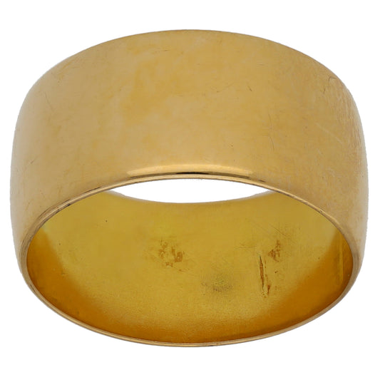 18ct Gold Plain Wedding Ring Size O