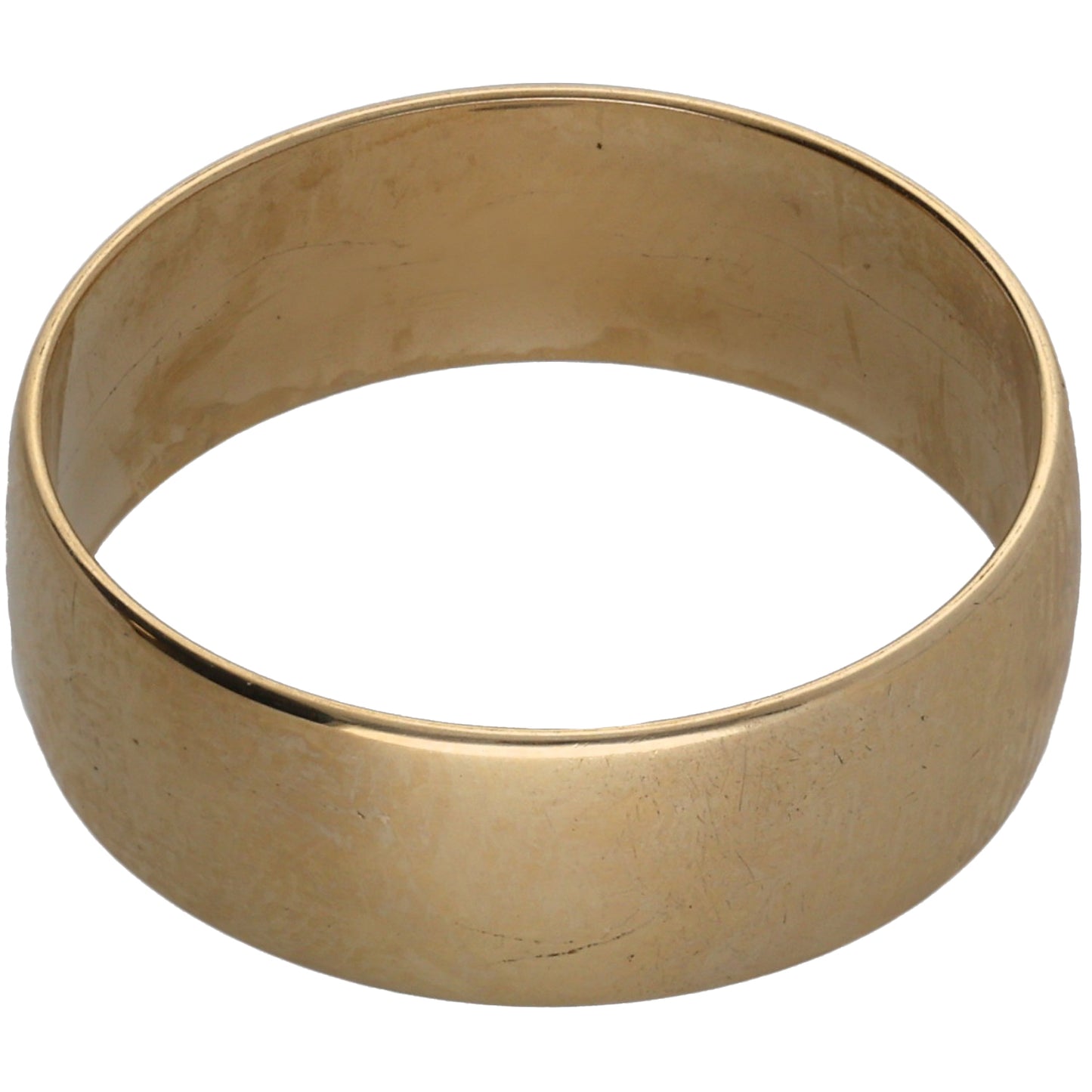 9ct Gold Plain Wedding Ring Size R
