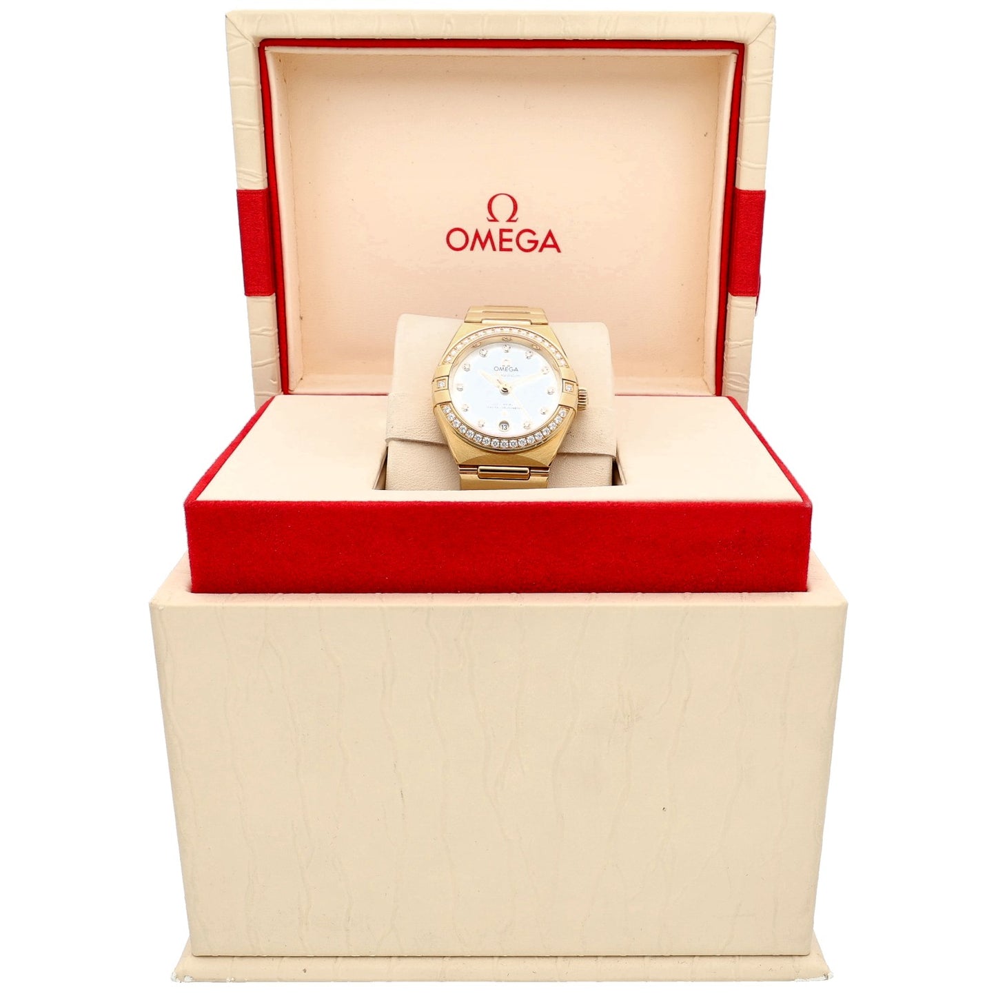 Omega Constellation 131.55.29.20.55.002 29mm Gold Watch