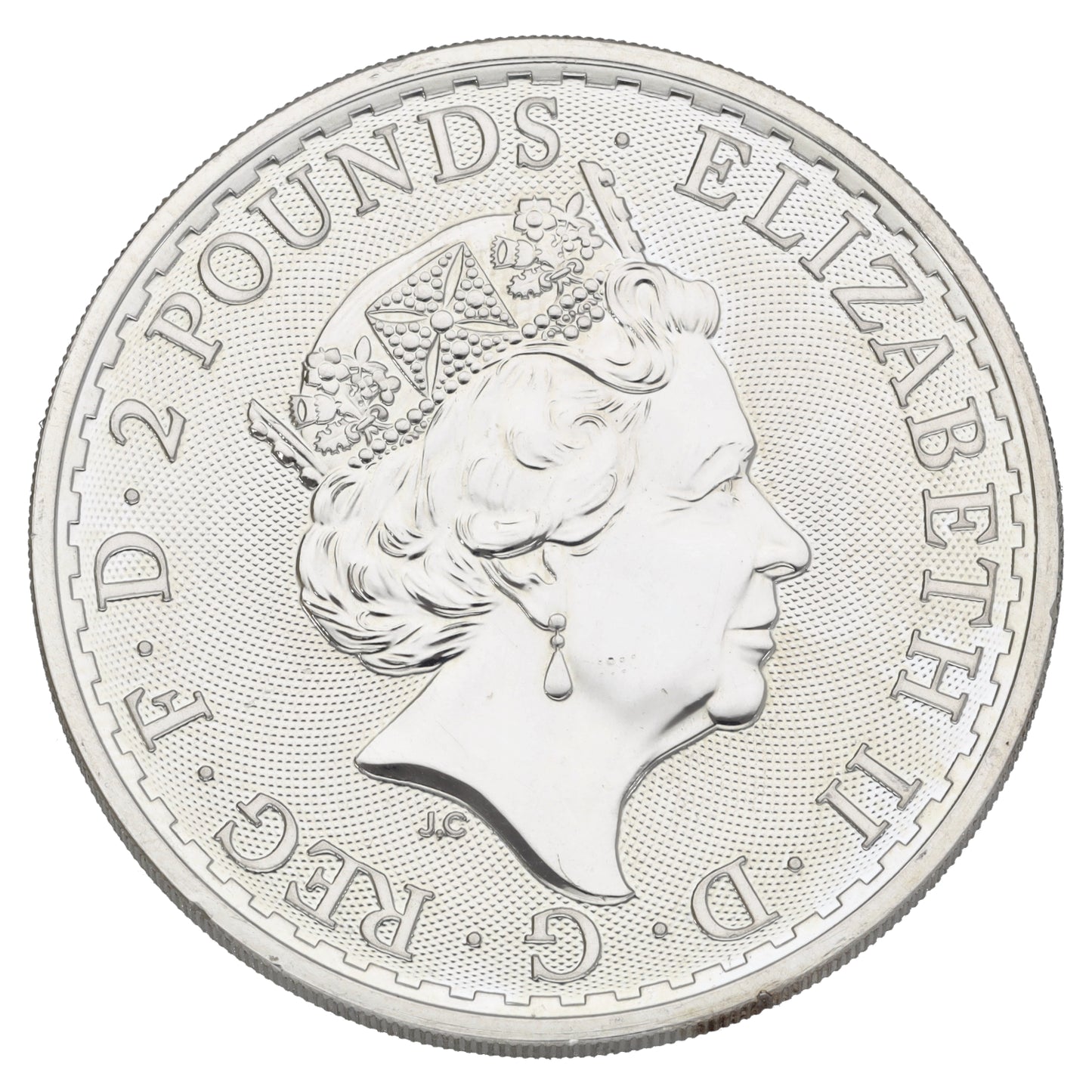 Fine Silver Queen Elizabeth II 1 OZ Britannia Coin 2019