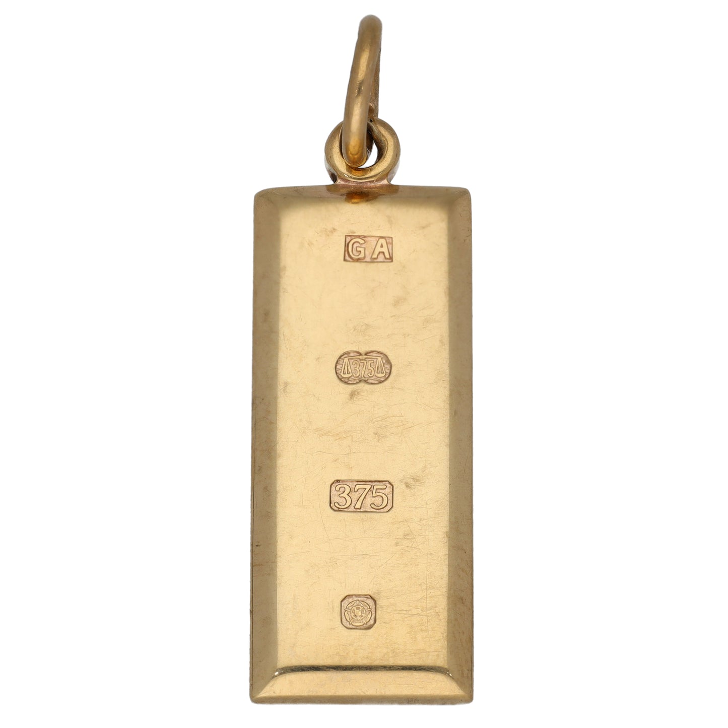 9ct Gold Ingot Pendant