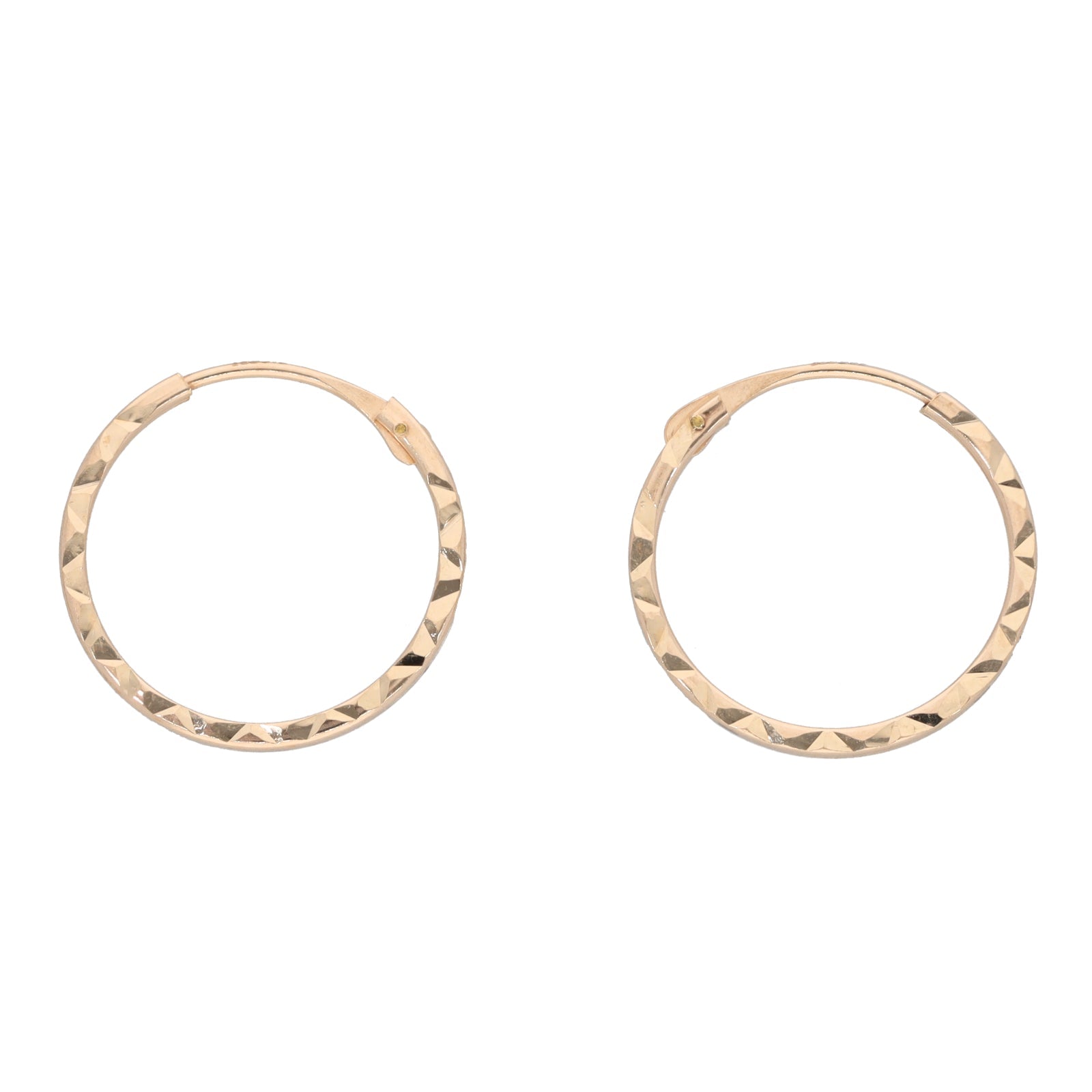 9ct Gold Small Hoop Earrings