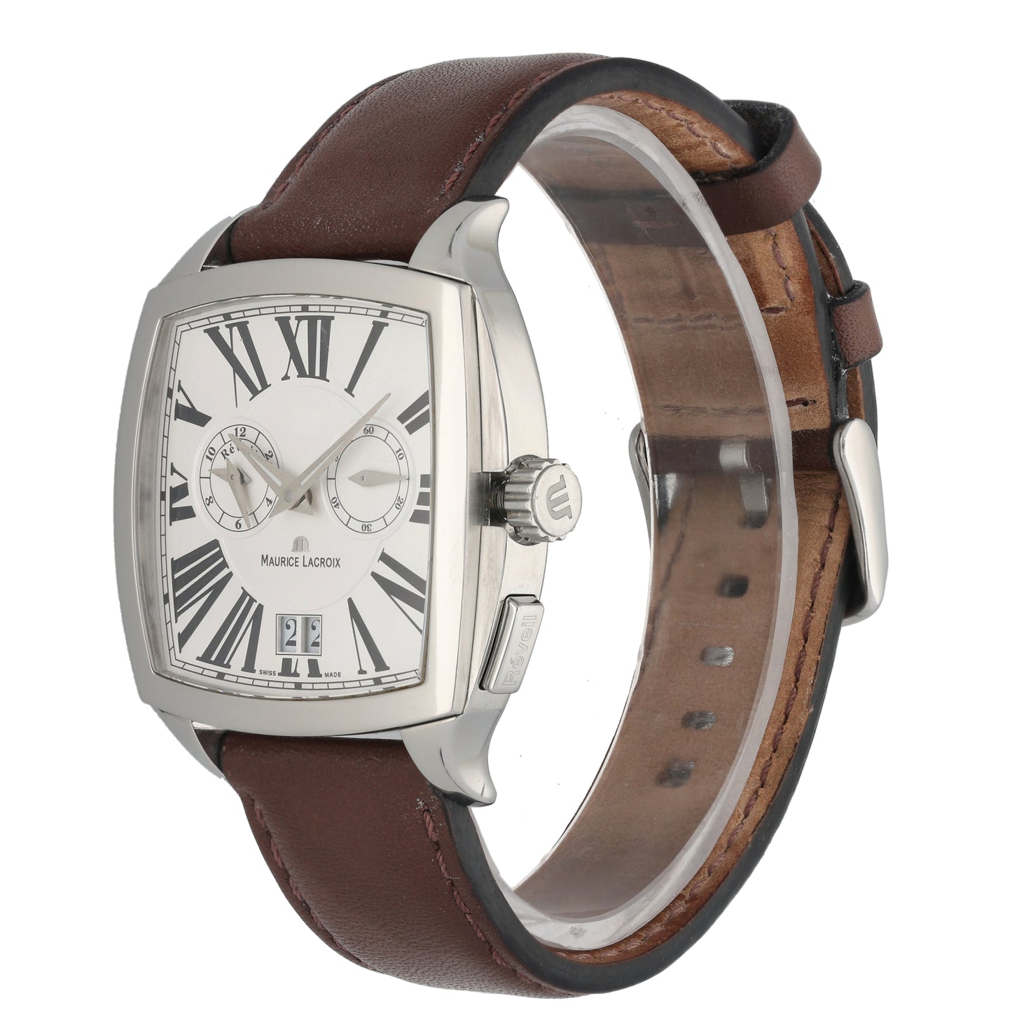 Maurice Lacroix Miros Coussin M15027 40mm Stainless Steel Watch