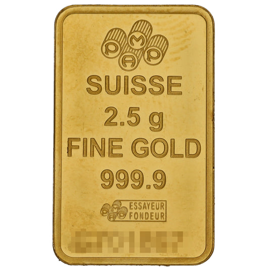 24ct 2.5g Gold Bar