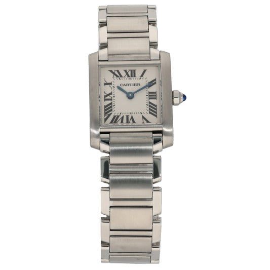 Cartier Tank Francaise W51008Q3 20mm Stainless Steel Watch
