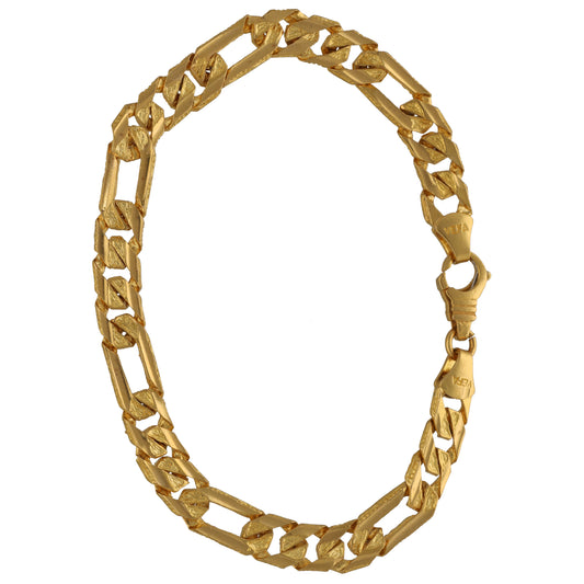 22ct Gold Figaro Bracelet
