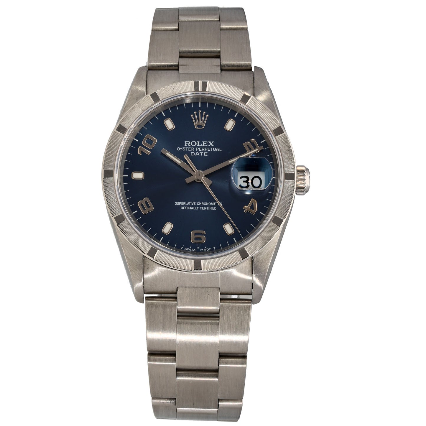Rolex Date 15210 34mm Stainless Steel Watch