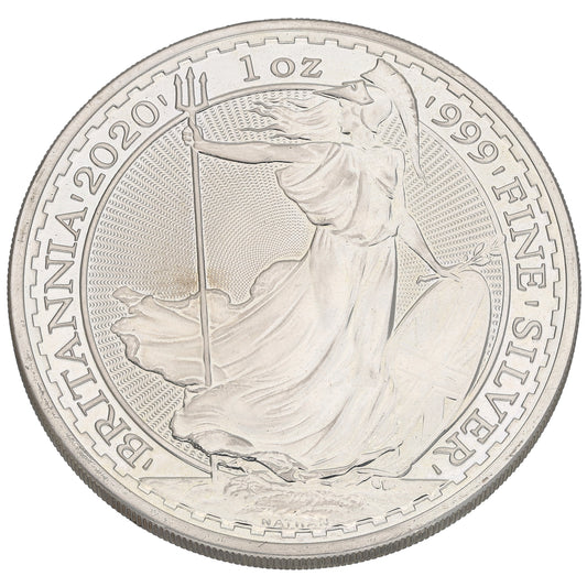 Fine Silver Queen Elizabeth II 1 OZ Britannia Coin 2020