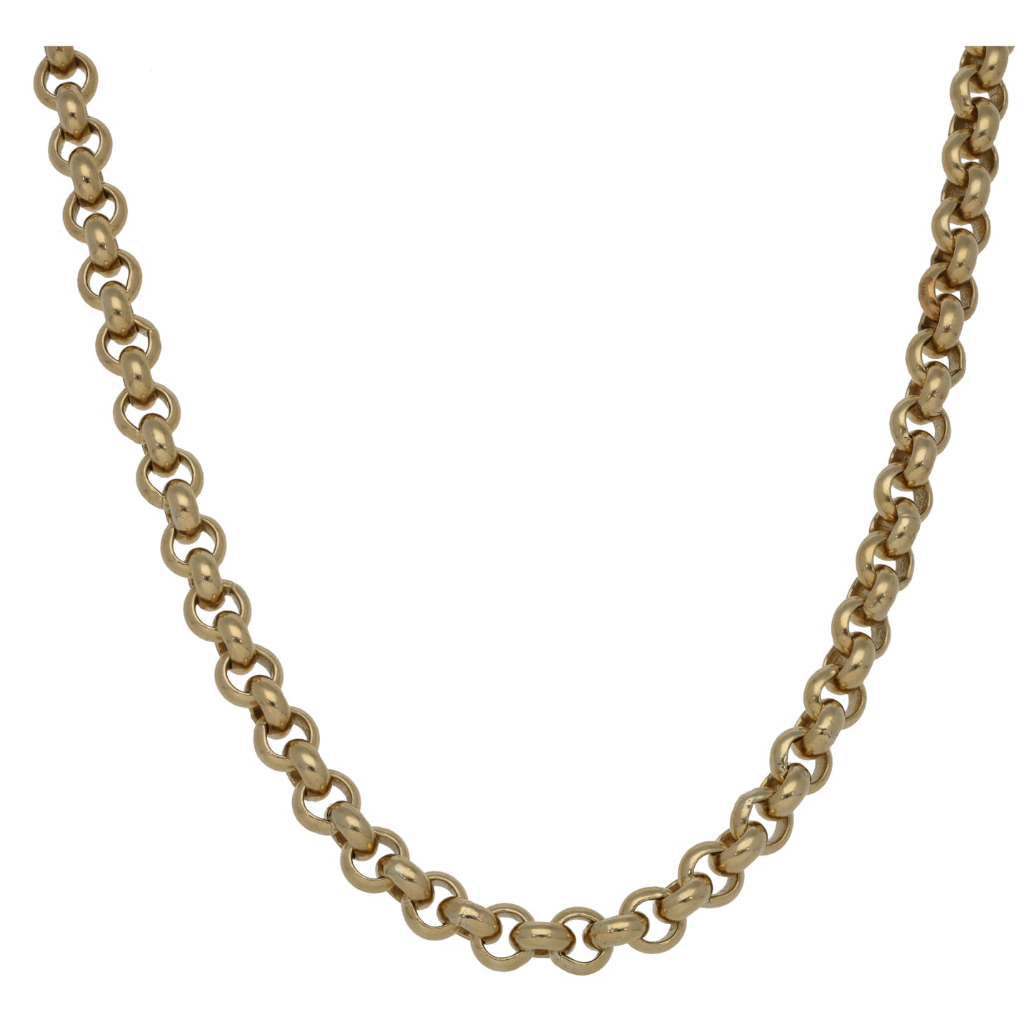 9ct Gold Belcher Chain 22"