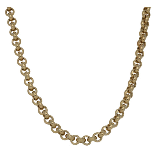 9ct Gold Belcher Chain 22"