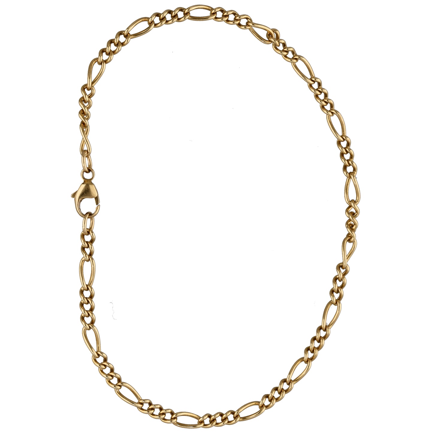 9ct Gold Figaro Bracelet