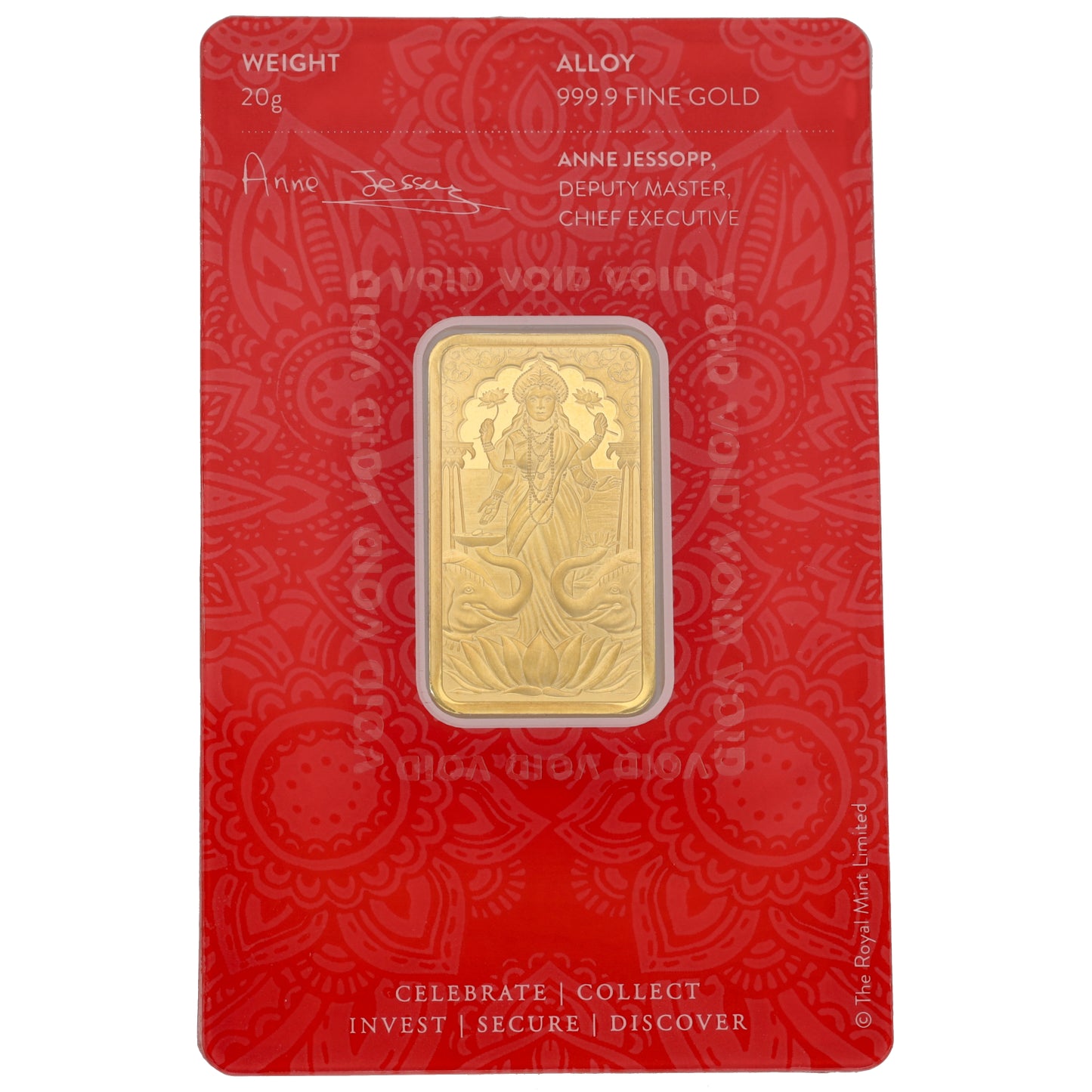 24ct 20g Gold Bar