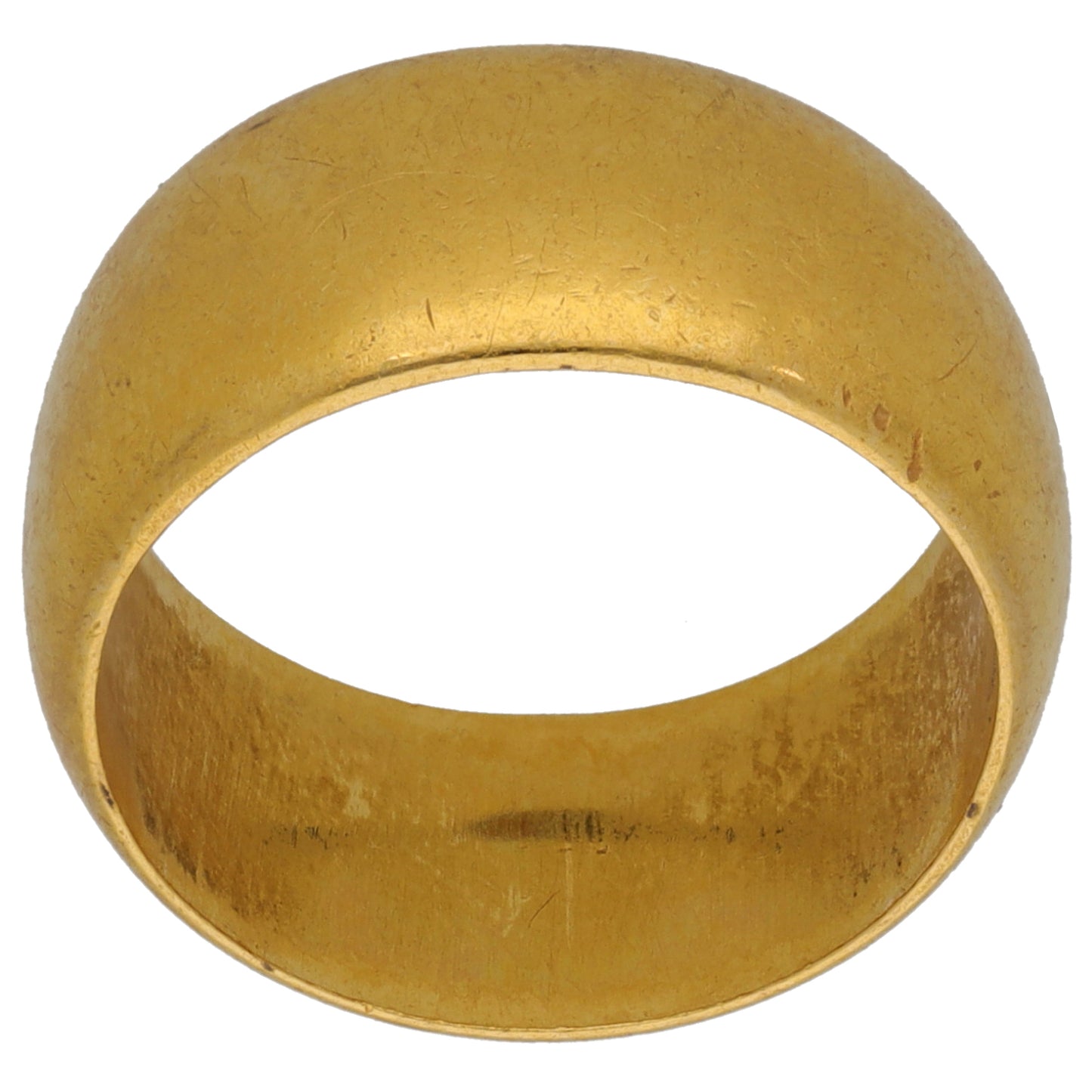 22ct Gold Plain Wedding Ring Size L