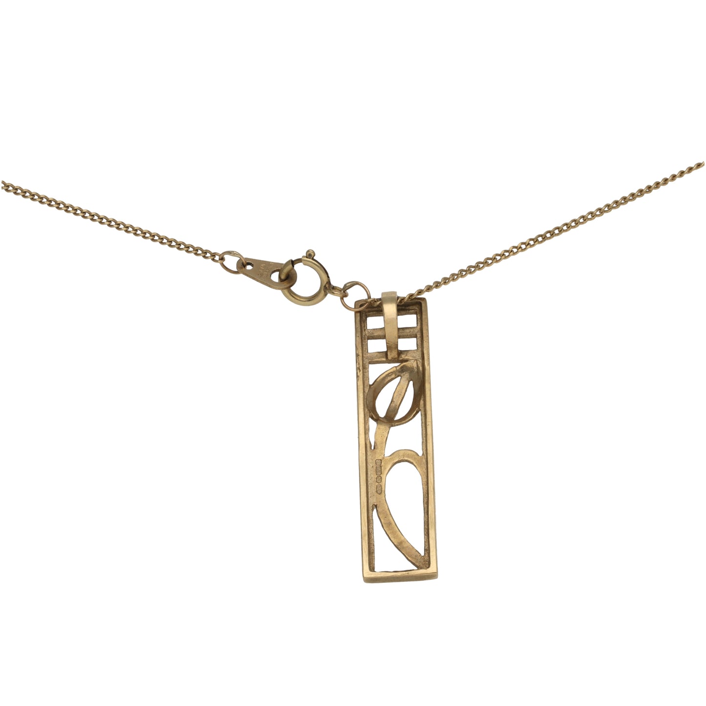 9ct Gold Alternative Pendant With Chain