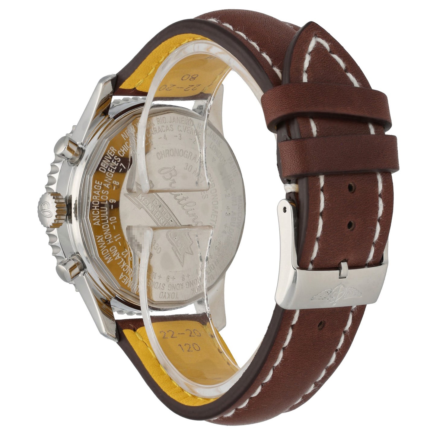 Breitling Montbrillant Datora A21330 43mm Stainless Steel Watch