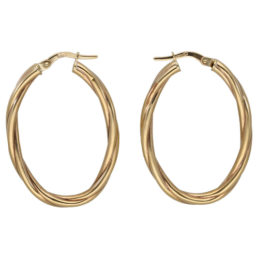 9ct Gold Hoop Earrings