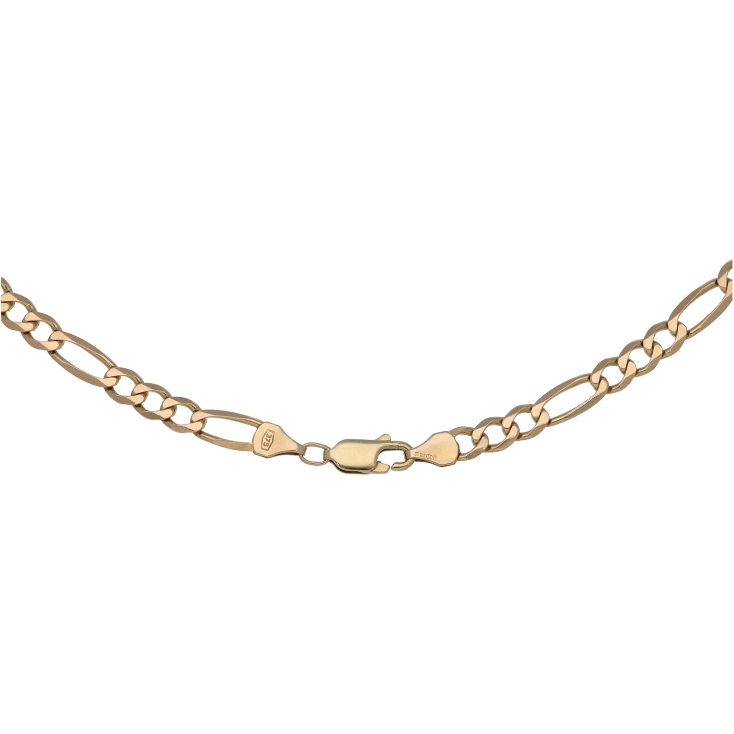 9ct Gold Figaro Chain 24"