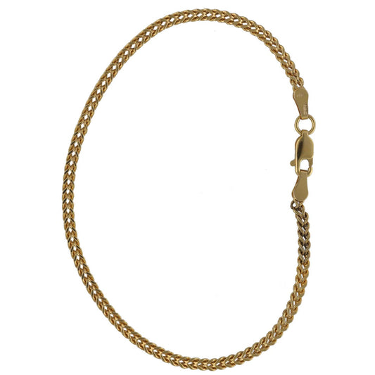 18ct Gold Double Curb Bracelet