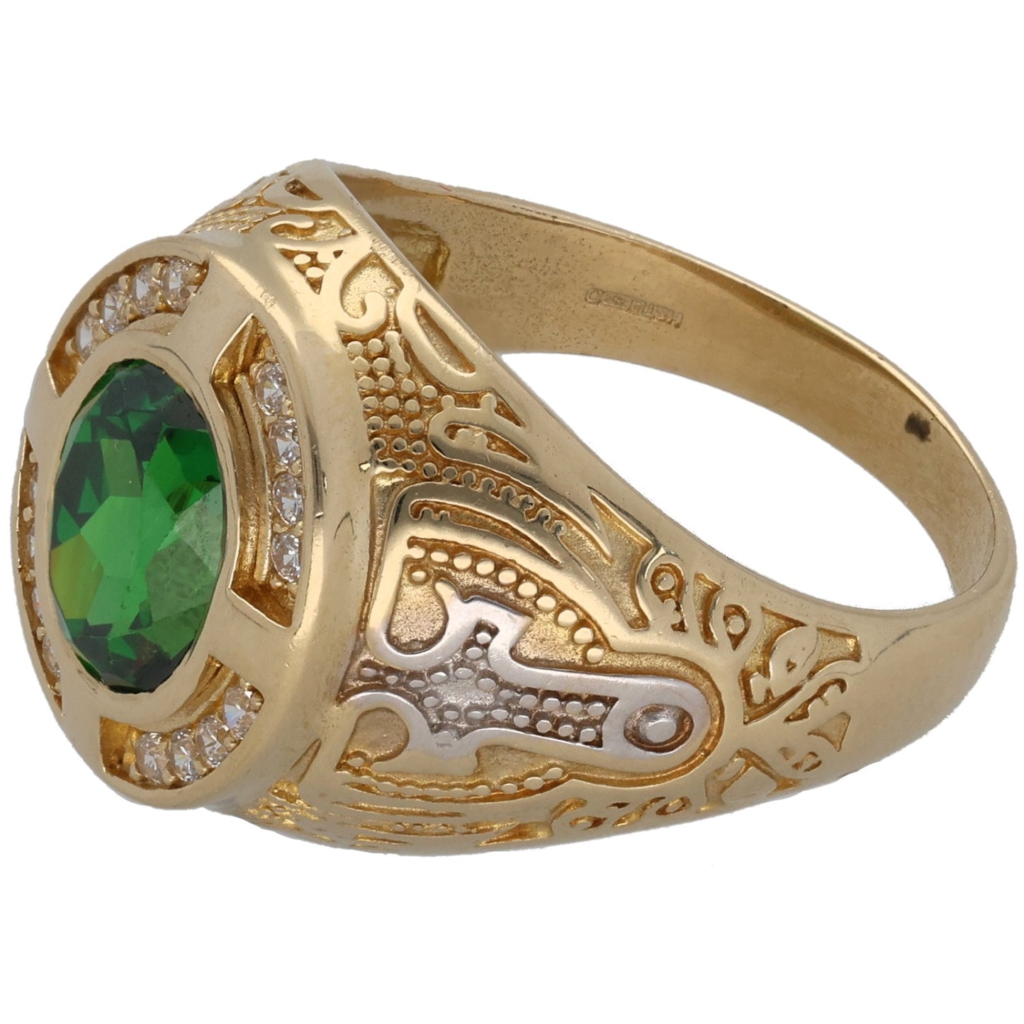 14ct Gold Imitation Alternative Ring Size W