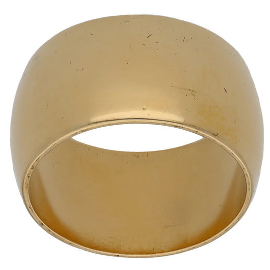 9ct Gold Plain Wedding Ring Size P