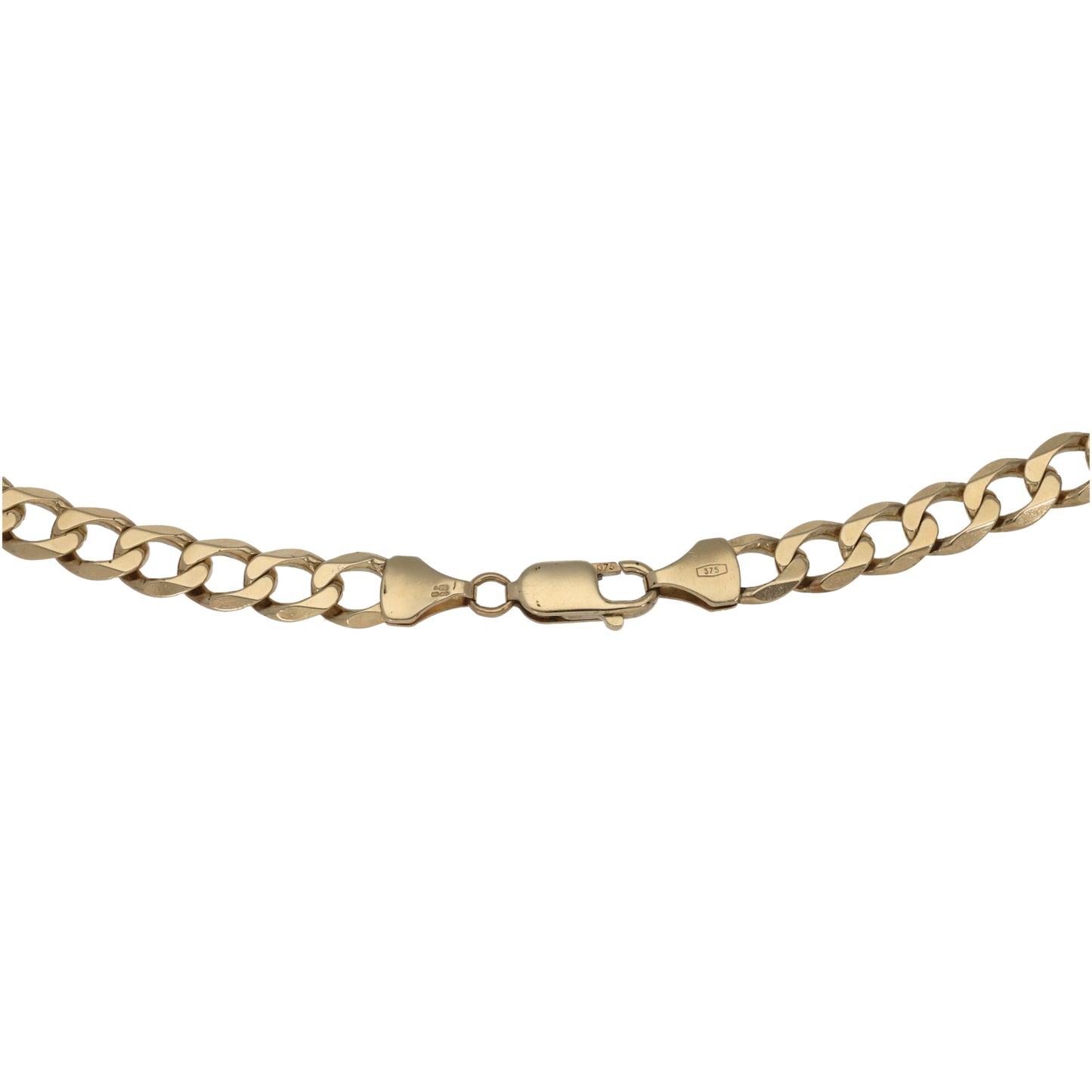 9ct Gold Curb Chain 20"
