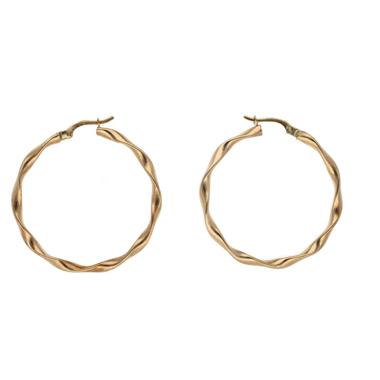 9ct Gold Hoop Earrings
