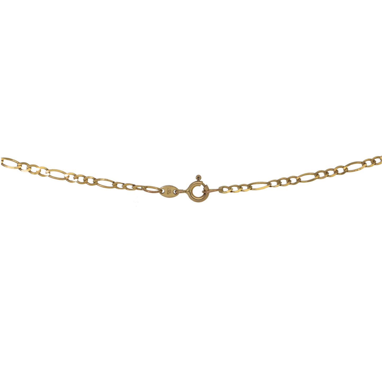 9ct Gold Figaro Chain 22"