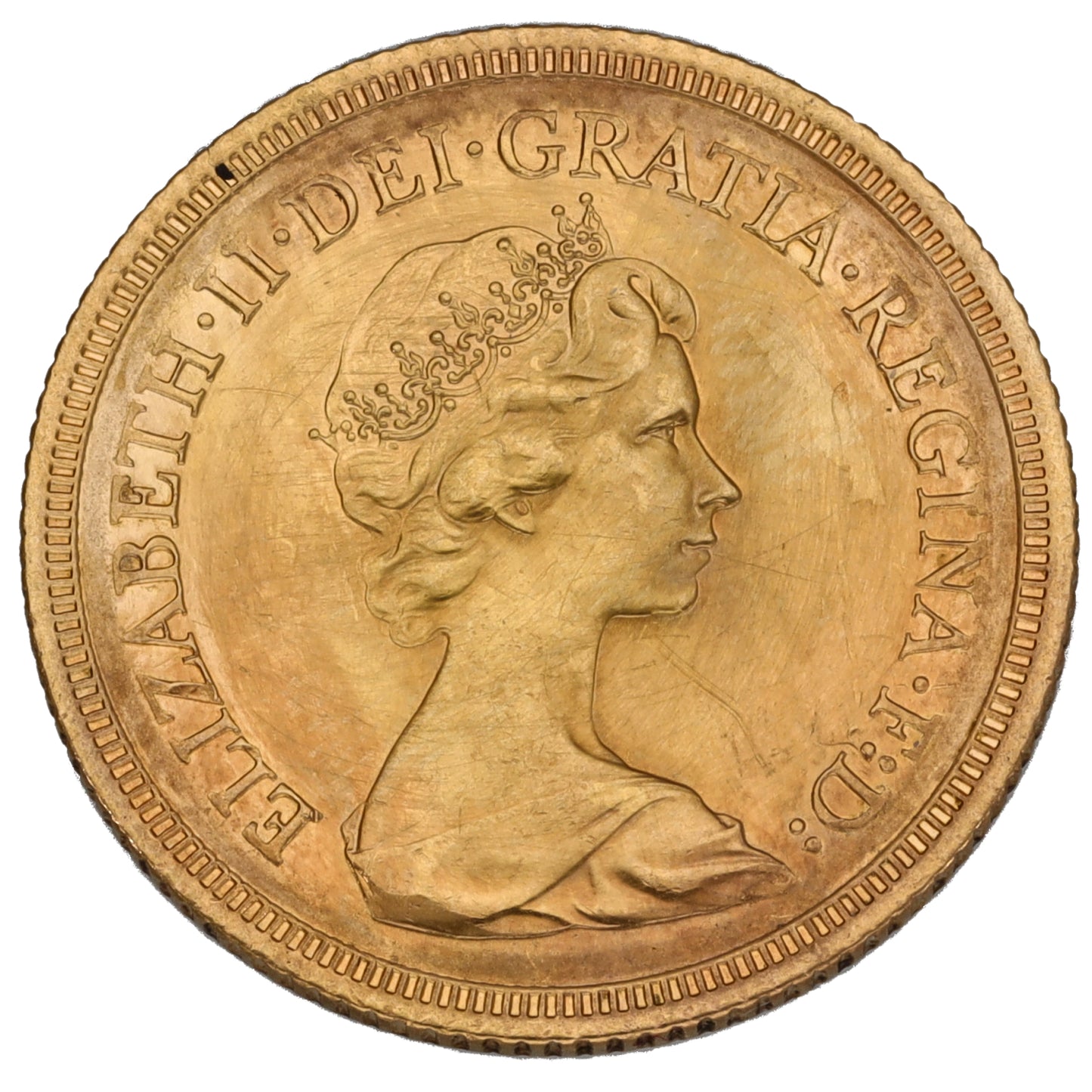 22ct Gold Queen Elizabeth II Full Sovereign Coin 1978
