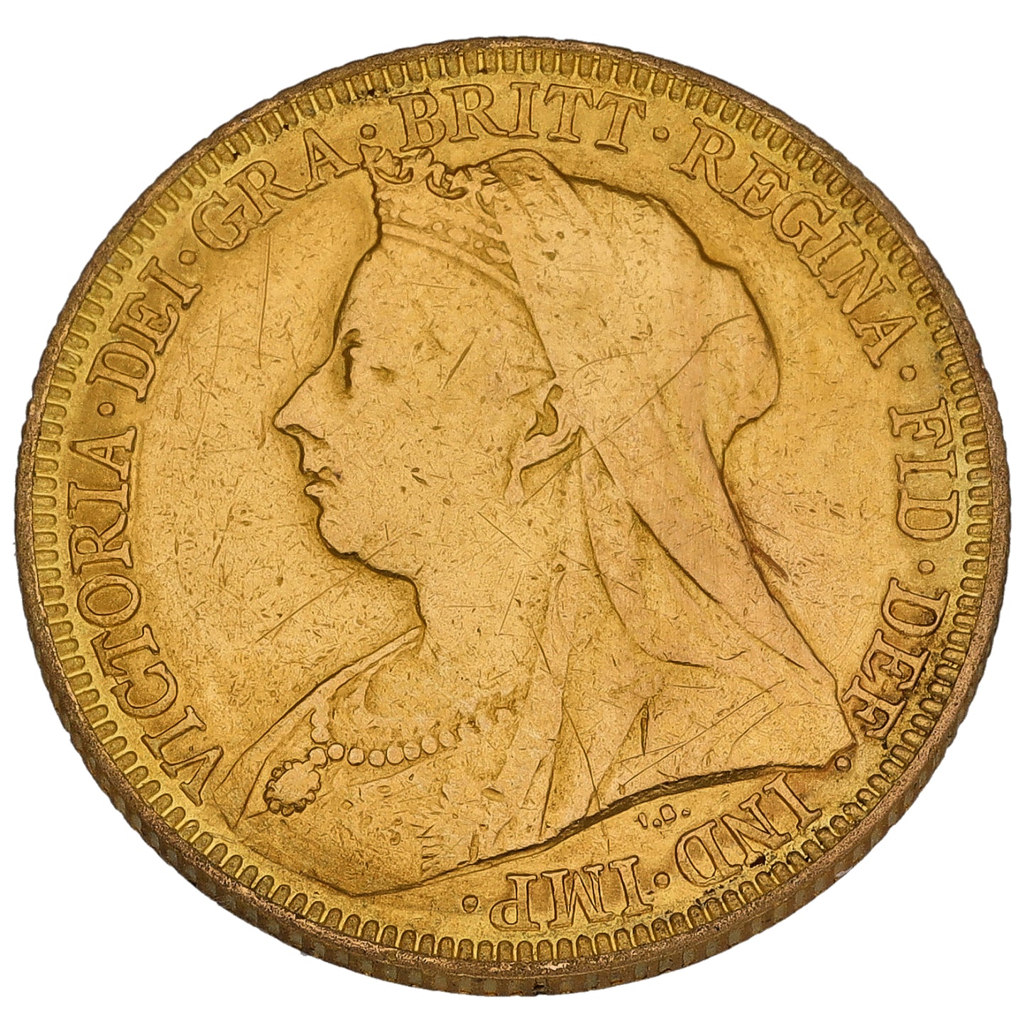 22ct Gold Queen Victoria Full Sovereign Coin 1896