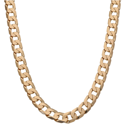 9ct Gold Curb Chain 20"