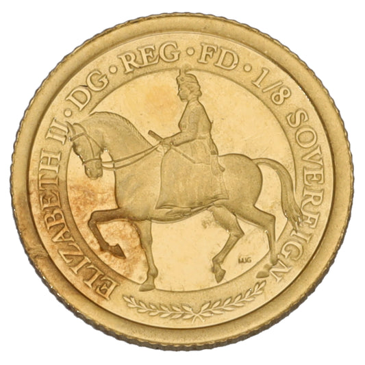 22ct Gold Queen Elizabeth II Eighth Sovereign Coin 2023