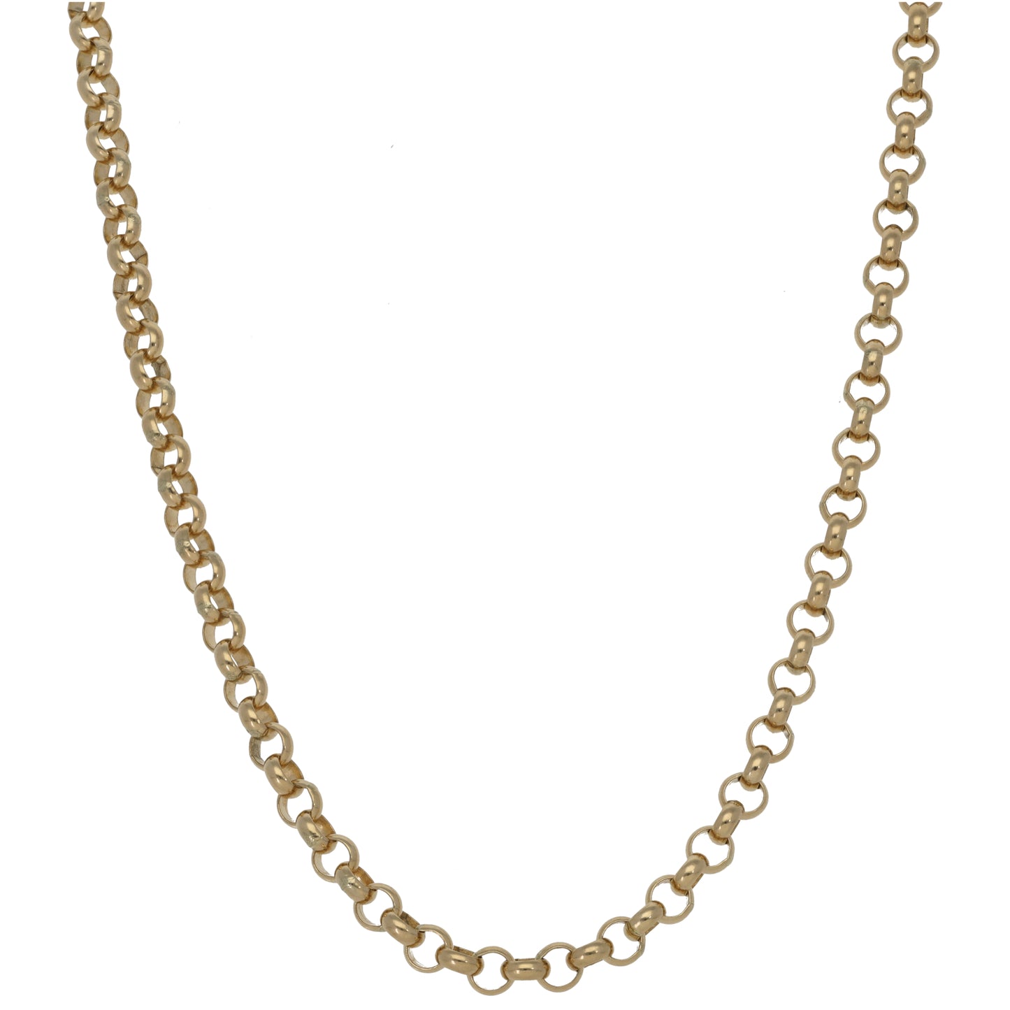 9ct Gold Belcher Chain 18"