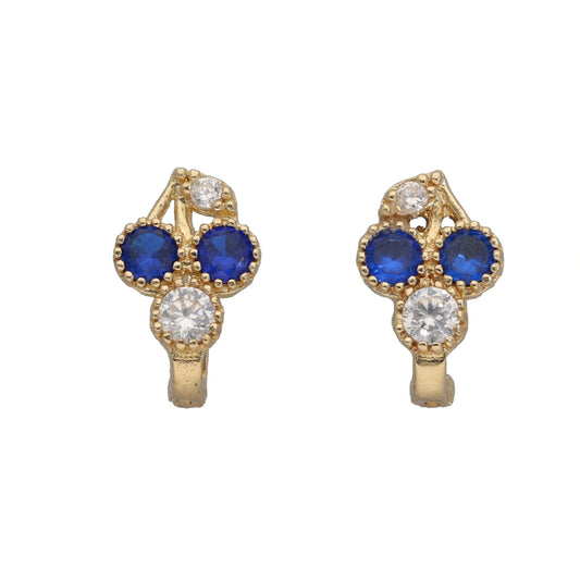 14ct Gold Imitation Hoop Earrings