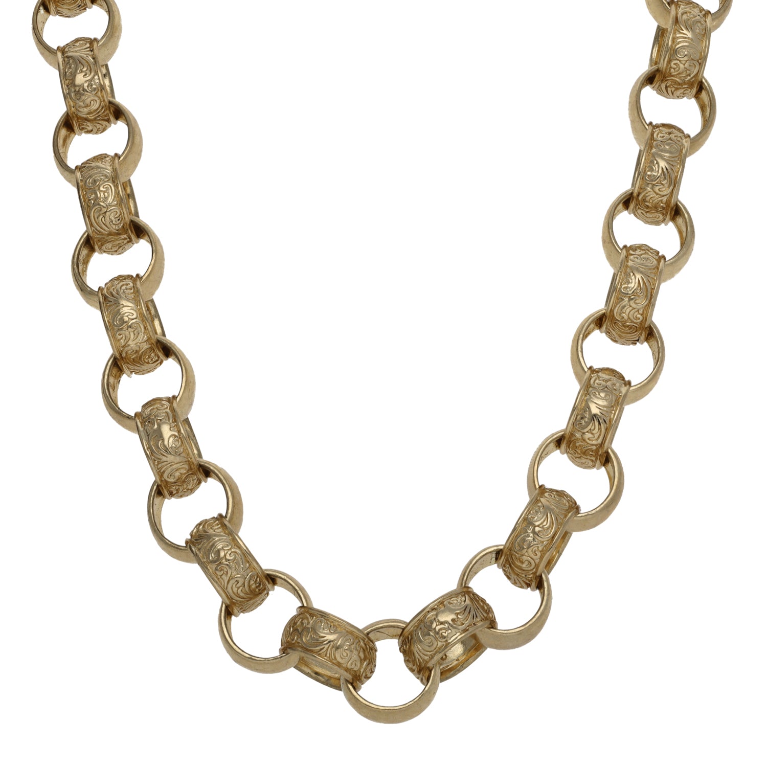 9ct Gold Belcher Chain 26"