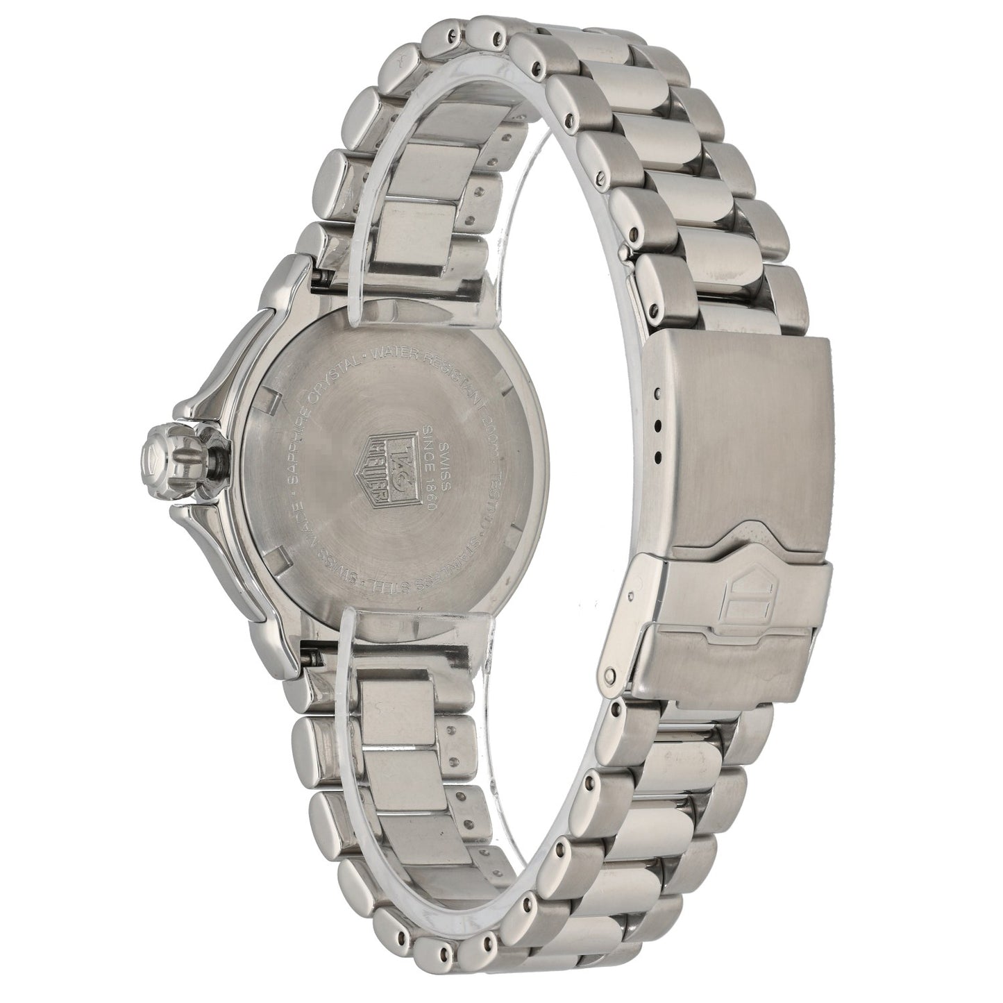 Tag Heuer Formula 1 WAC1216, pink mother of pearl dial, stainless steel, diamond bezel 0.75ct